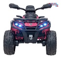 [CA005] Quad CAN-AM Outlander ATV na akumulator 4x200W 24V/7Ah EVA LED ekoskóra - różowy