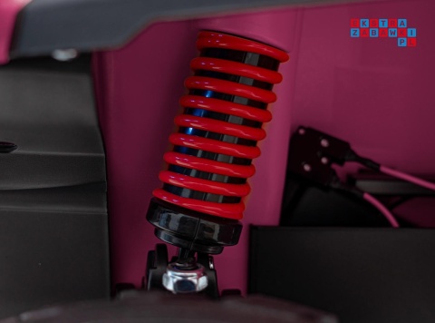 [CA005] Quad CAN-AM Outlander ATV na akumulator 4x200W 24V/7Ah EVA LED ekoskóra - różowy