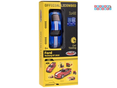 [ZA5057] Zestaw metalowe auto tuning licencjonowane Ford Mustang GT 1:42
