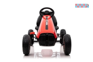 [11908] Gokart na pedały G208 pompowane koła regulowany fotel hamulec ręczny - czerwony