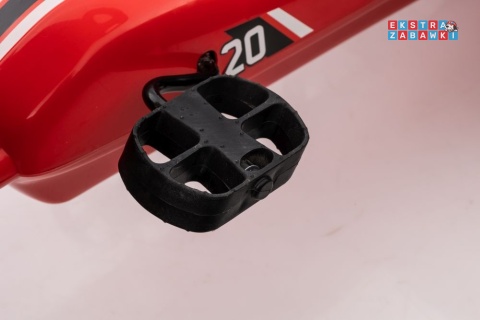 [11908] Gokart na pedały G208 pompowane koła regulowany fotel hamulec ręczny - czerwony