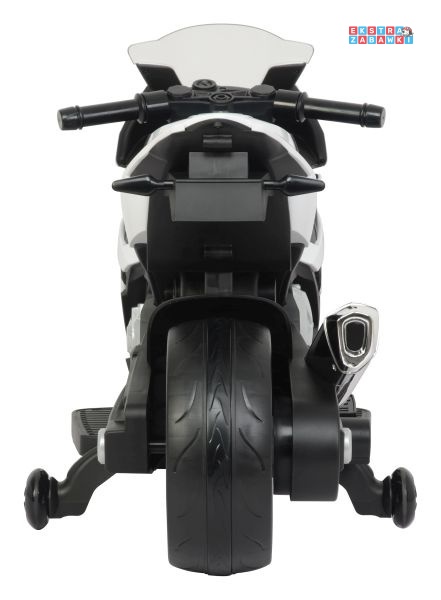 Biały Motor BMW S1000RR na akumulator - 1x45W, 12V/3.5Ah, kluczyk, światła LED, panel dźwiękowy - [9312]