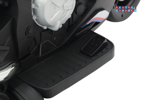 Biały Motor BMW S1000RR na akumulator - 1x45W, 12V/3.5Ah, kluczyk, światła LED, panel dźwiękowy - [9312]
