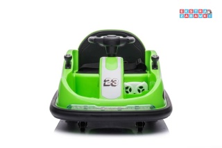 Zielony Pojazd GTS1166 na akumulator - 2x45W, 12V/4.5Ah, pilot, LED, pasy bezpieczeństwa - [9568]