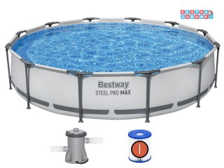 Bestway Basen STELAŻOWY 6,473L 366x76cm 7w1 pompa + filtr 56416