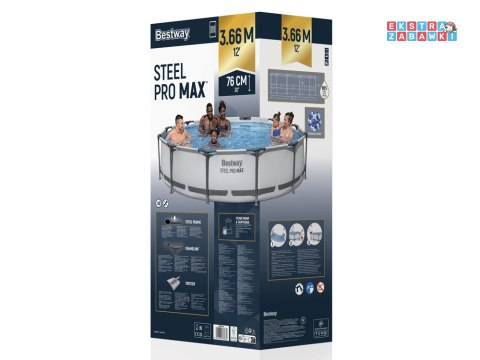 Bestway Basen STELAŻOWY 6,473L 366x76cm 7w1 pompa + filtr 56416