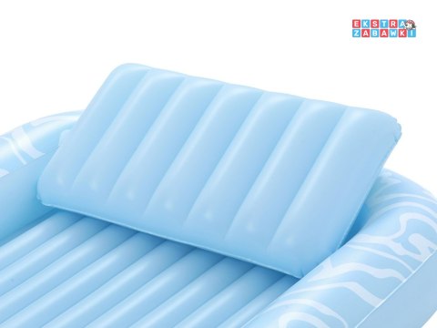 Bestway Materac plażowy 214x155cm + poduszka i uchwyt na kubek 43838