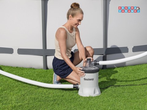 Bestway Pompa filtrująca do basenu 5678 l/h na kulki filtracyjne 58870
