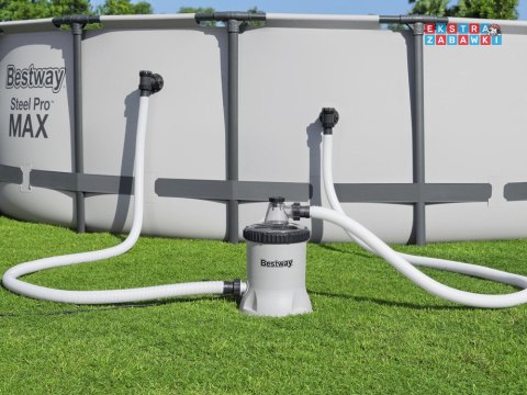Bestway Pompa filtrująca do basenu 5678 l/h na kulki filtracyjne 58870