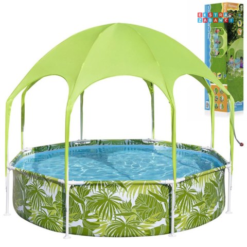 Bestway basen stelażowy z daszkiem 244x51 cm 56432
