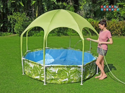 Bestway basen stelażowy z daszkiem 244x51 cm 56432
