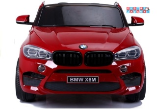 Cz Redne BMW X6M na akumulator - 2x120W, 12V/10Ah, EVA, LED, podświetlana deska rozdzielcza, pilot - [2844]