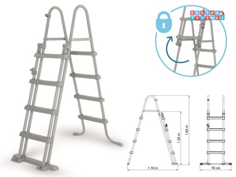 Bestway DRABINKA do basenu 122cm 58331