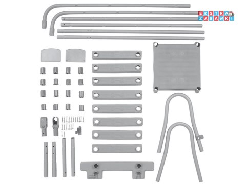 Bestway Drabinka do basenu 132cm - bezpieczna antypoślizgowa metalowa 58332
