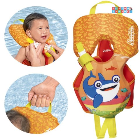 Bestway Kamizelka do pływania dla niemowlaka do 14kg grafika Rekin 90150