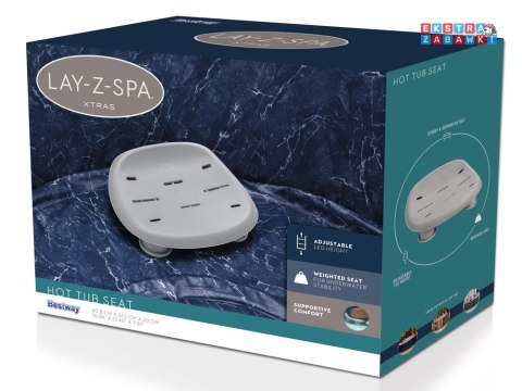 Bestway Siedzisko regulowane do Lay-Z-Spa - antypoślizgowe krzesło 60321