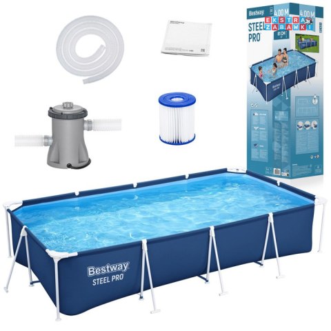 Bestway basen stelażowy 400 x 211 cm 8w1 56424