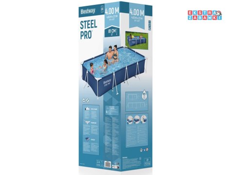 Bestway basen stelażowy 400 x 211 cm 8w1 56424