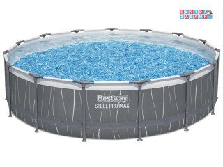 Bestway Basen STELAŻOWY z kolorowym podświetleniem LED 457x107cm 7w1 561GD