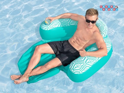 Bestway Dmuchany FOTEL do wody Deluxe Comfort Plush 145x120cm 43719
