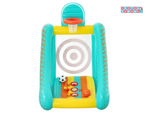 Bestway Gra ogrodowa 3w1 koszykówka + piłka nożna + cel 127x109x178cm 52813