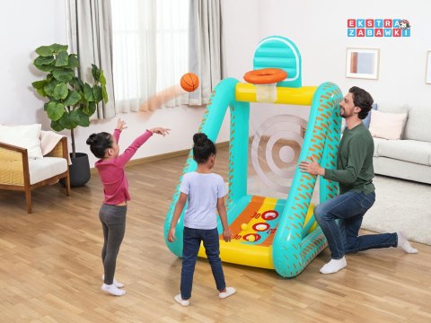 Bestway Gra ogrodowa 3w1 koszykówka + piłka nożna + cel 127x109x178cm 52813