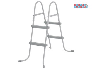 Bestway Metalowa drabinka do basenu 84cm 58430