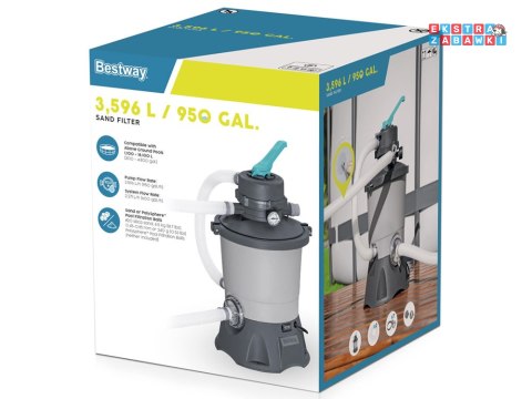 Bestway Pompa piaskowa do basenu 3596 l/h na kulki filtracyjne 58515