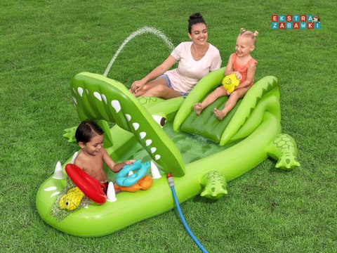 [BE53169] Wodny plac zabaw krokodyl 53169 234x163x87 cm zjeżdżalnia i akcesoria Bestway