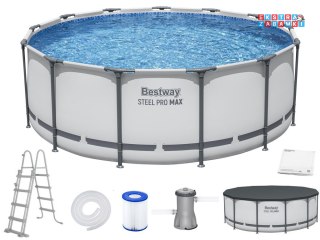 Bestway basen stelażowy 396x122cm 8w1 5618W