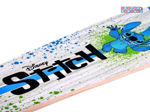 [SP0843] Drewniana deskorolka dla dzieci Disney STITCH do 50 kg
