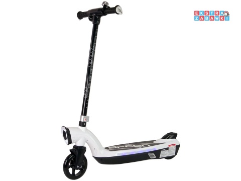 [13569] Hulajnoga Elektryczna KL-168 12V/7Ah 9-11 km/h LED - biały