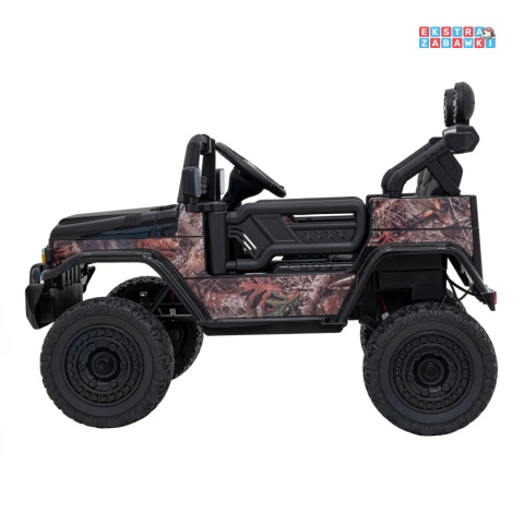[JJ2099] Toyota FJ Cruiser na akumulator 4x4 (2x15W 2x30W) 12V/7Ah koła EVA pilot LED - czarny / moro