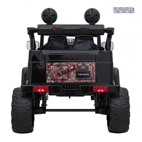 [JJ2099] Toyota FJ Cruiser na akumulator 4x4 (2x15W 2x30W) 12V/7Ah koła EVA pilot LED - czarny / moro