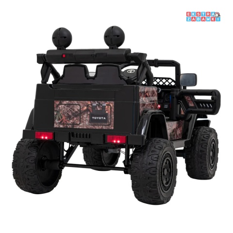 [JJ2099] Toyota FJ Cruiser na akumulator 4x4 (2x15W 2x30W) 12V/7Ah koła EVA pilot LED - czarny / moro