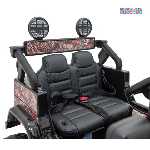 [JJ2099] Toyota FJ Cruiser na akumulator 4x4 (2x15W 2x30W) 12V/7Ah koła EVA pilot LED - czarny / moro
