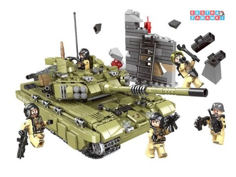 [ZA3471] Klocki wojskowe czołg Scorpio Tiger 1386 el.