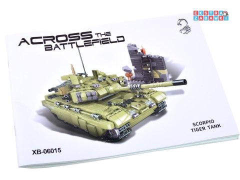 [ZA3471] Klocki wojskowe czołg Scorpio Tiger 1386 el.