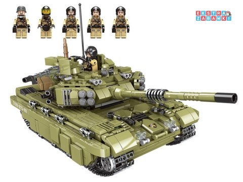 [ZA3471] Klocki wojskowe czołg Scorpio Tiger 1386 el.