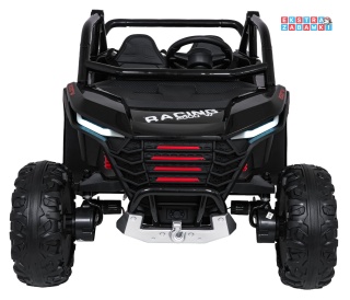 Buggy RACING Road 2000 na akumulator dwuosobowy - czarny, 4x120W, pilot, MP3, wolny start [JL218]