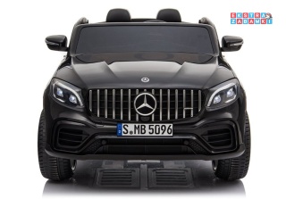 [4128] Mercedes GLC 63S lakierowany na akumulator 4x45W 12V/10Ah ekoskóra LED EVA pilot - czarny