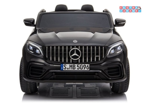 [4125] Mercedes GLC 63S na akumulator 4x45W 12V/10Ah EVA LED ekoskóra pilot - czarny
