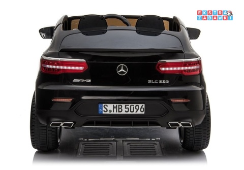[4125] Mercedes GLC 63S na akumulator 4x45W 12V/10Ah EVA LED ekoskóra pilot - czarny