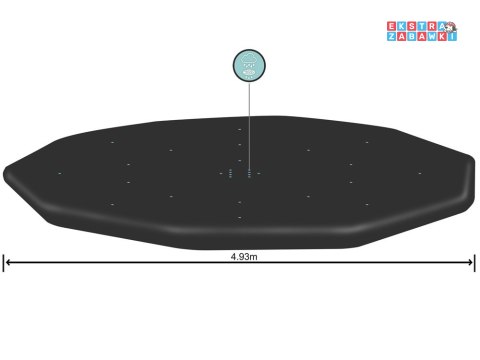 Bestway POKRYWA na basen stelażowy 488cm 58249