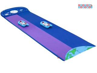 Bestway Podwójny ślizg wodny KOSMOS Długi - 4,88m + 2x ponton RAKIETA 52642