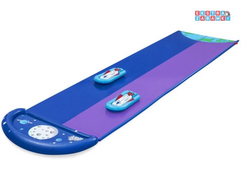 Bestway Podwójny ślizg wodny KOSMOS Długi - 4,88m + 2x ponton RAKIETA 52642