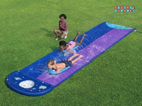 Bestway Podwójny ślizg wodny KOSMOS Długi - 4,88m + 2x ponton RAKIETA 52642