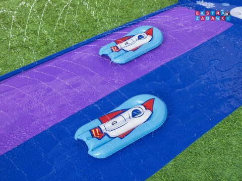 Bestway Podwójny ślizg wodny KOSMOS Długi - 4,88m + 2x ponton RAKIETA 52642
