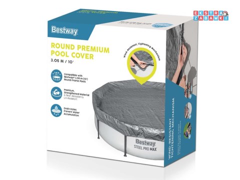 Bestway Pokrywa na basen 305 cm LINIA PREMIUM 58948