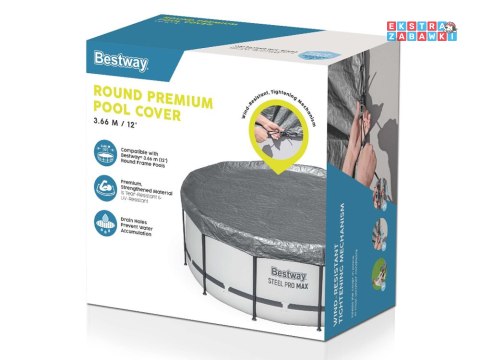 Bestway Pokrywa na basen 366 cm LINIA PREMIUM 58949